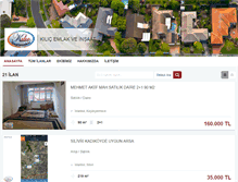Tablet Screenshot of kilicemlakveinsaat.com